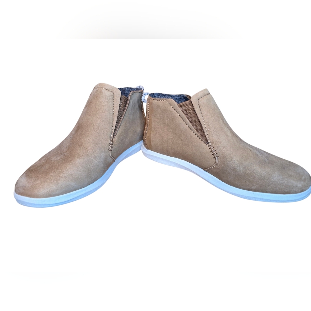 OluKai Light Brown Ankle Booties